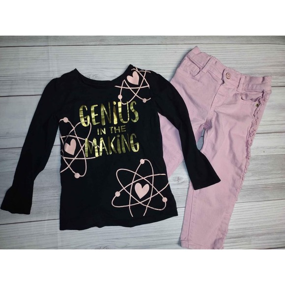 Girl's Black/Pink Outfit Size 2t‎ - Picture 1 of 5